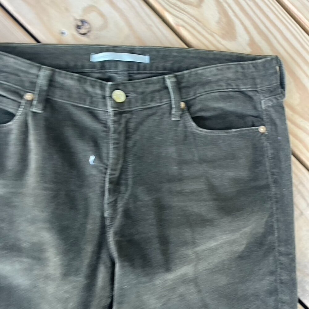 ** Vince Men's Corduroy Jeans Pants 32 Olive Green Slim - Picture 7 of 12